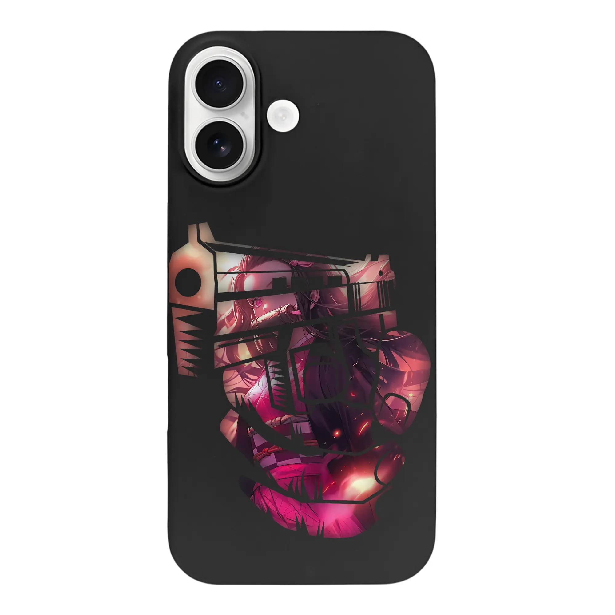 鬼滅の刃 グッズ,竈門 禰豆子 - iPhone 17 シリーズ シリコンケース 薄型 耐衝撃 指紋防止 ソフトタッチカバー 精密フィット 傷防止 保護ケース iPhone 17/17 Air/17 Pro/17 Pro Max 対応